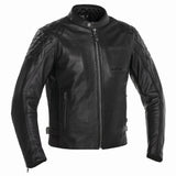 Denork Motorbike Touring Leather Jacket – Full-Grain Leather, CE Approved, Waterproof, Breathable