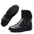 ProRider Mid-Calf Motorcycle Riding Boots – PU Leather, Anti-Slip Rubber Outsole, Side Zip, All-Season