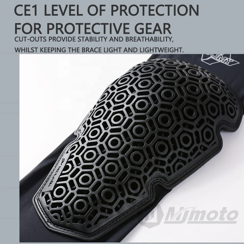 SUOMY Breathable Elbow Protective Guards – CE Level 1, TPE Elastomer Pad, Ice Cool Fabric, Anti-Slip