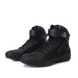ARCX Summer Motorcycle Sneaker Boots – Cow Suede + Nylon Mesh, BK Mesh Lining, ESA Ankle Protection, Instep Strap
