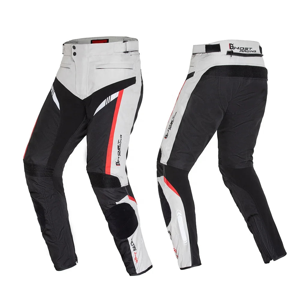 GHOST RACING Motorcycle Riding Pants – Windproof, Waterproof, All-Season Protection