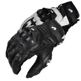 Furygan AFS-6 Leather Motorcycle Racing Gloves – Goatskin, CE Certified, Windproof, Touchscreen