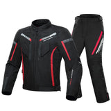 Ghost Racing Waterproof Protective Motorcycle Jacket – 600D Oxford, Removable Waterproof Membrane + Thermal Liner, 5-Point Padding