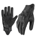 SUOMY Vintage Goat Leather Motorcycle Gloves – Touchscreen, Breathable