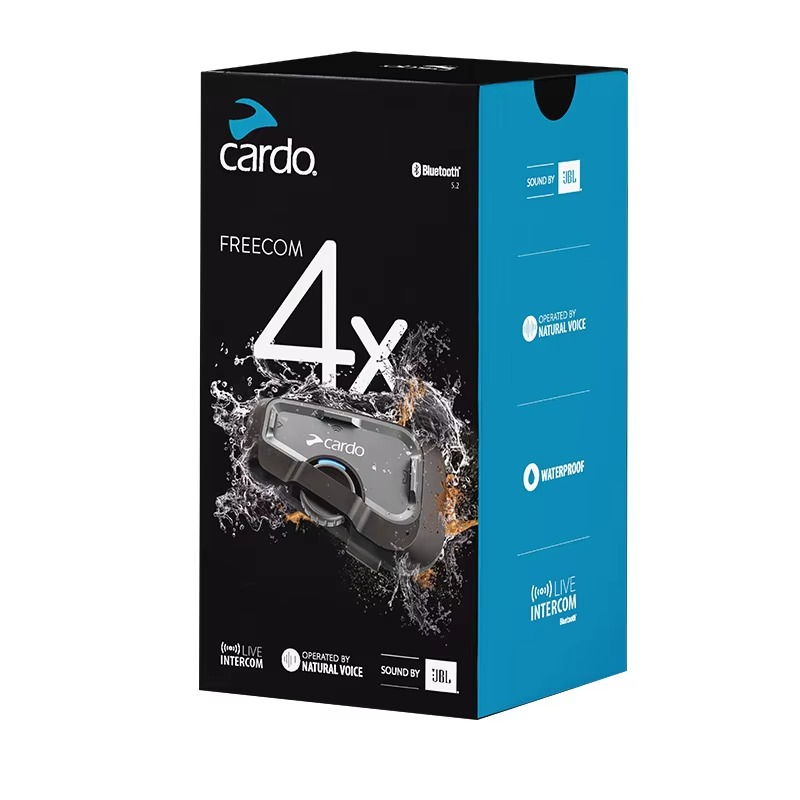 Cardo Freecom 4x packaging on a white background