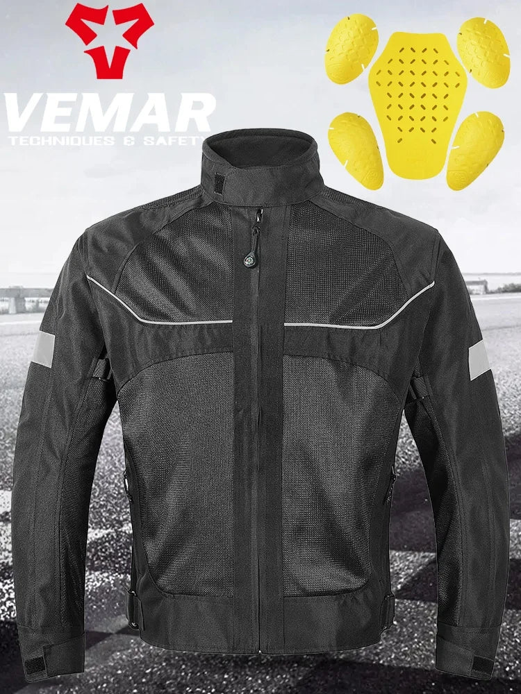 Vemar Summer Motorcycle Jacket – Protective Gear Riding Coat