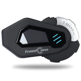 FreedConn T-MAX S Pro Motorcycle Bluetooth Intercom – 1000m Range, 4–6 Riders, BT 5.1, Music Sharing