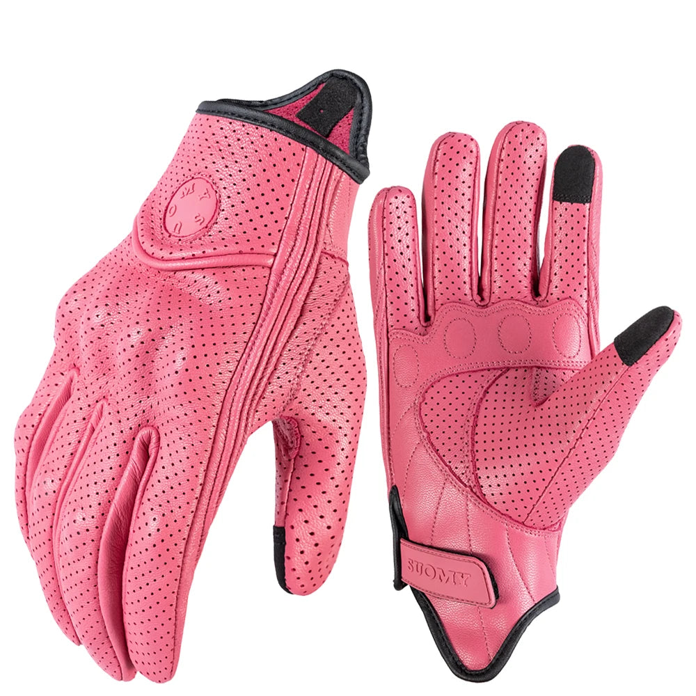 SUOMY Vintage Goat Leather Motorcycle Gloves