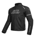 MOTOCENTRIC Retro Mesh Motorcycle Riding Jacket – CE Shoulder + Elbow + Back Pads, 3D Mesh, 360° Reflective