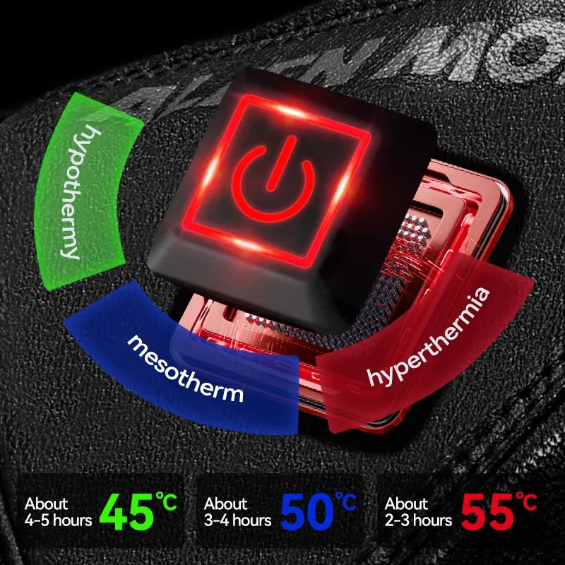 Alien Monster Electric Heated Motorcycle Gloves – Leather + PU Coating, Touchscreen, Waterproof, Winter Warming