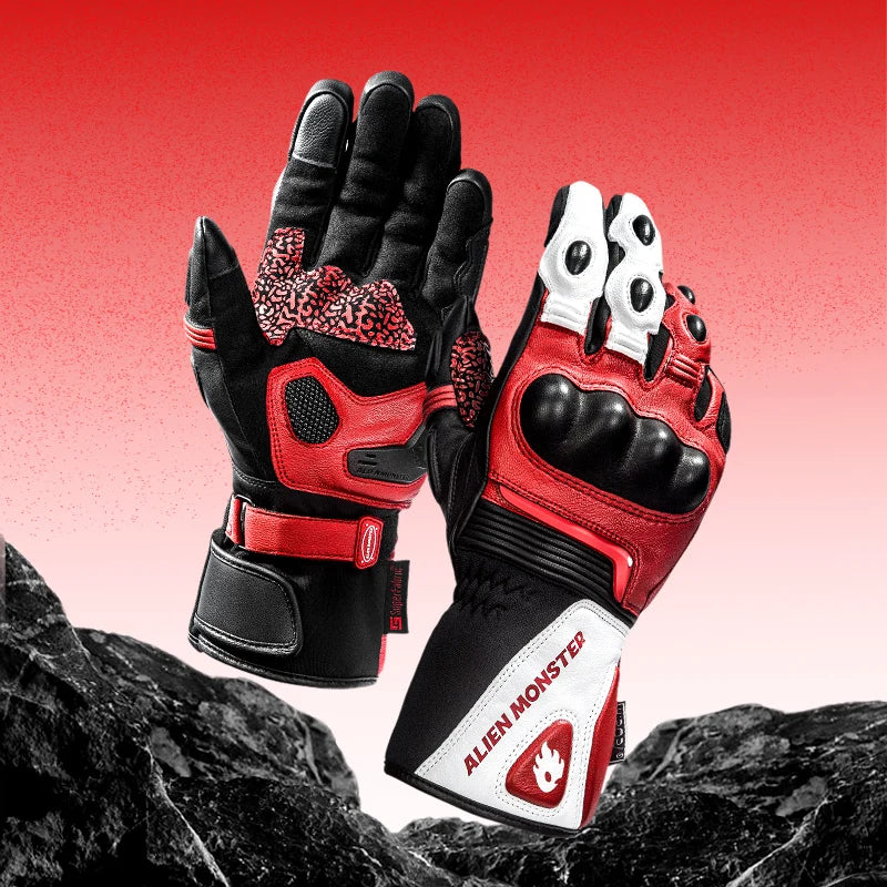 Alien Monster Harness the Wind Winter Moto Gloves