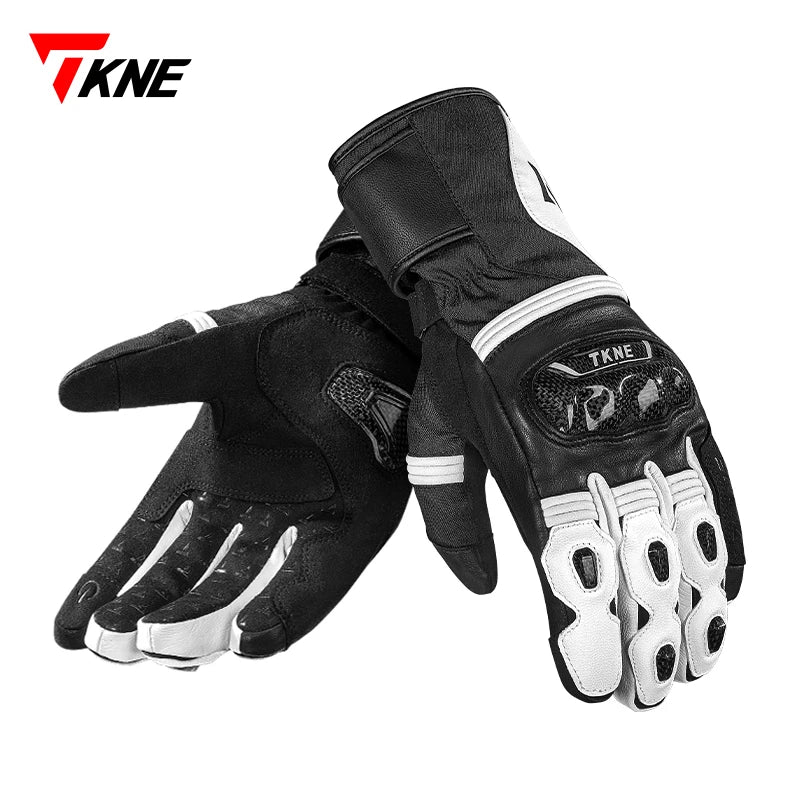 TKNE KP3 Motorcycle Riding Gloves – Waterproof Full Finger Protection