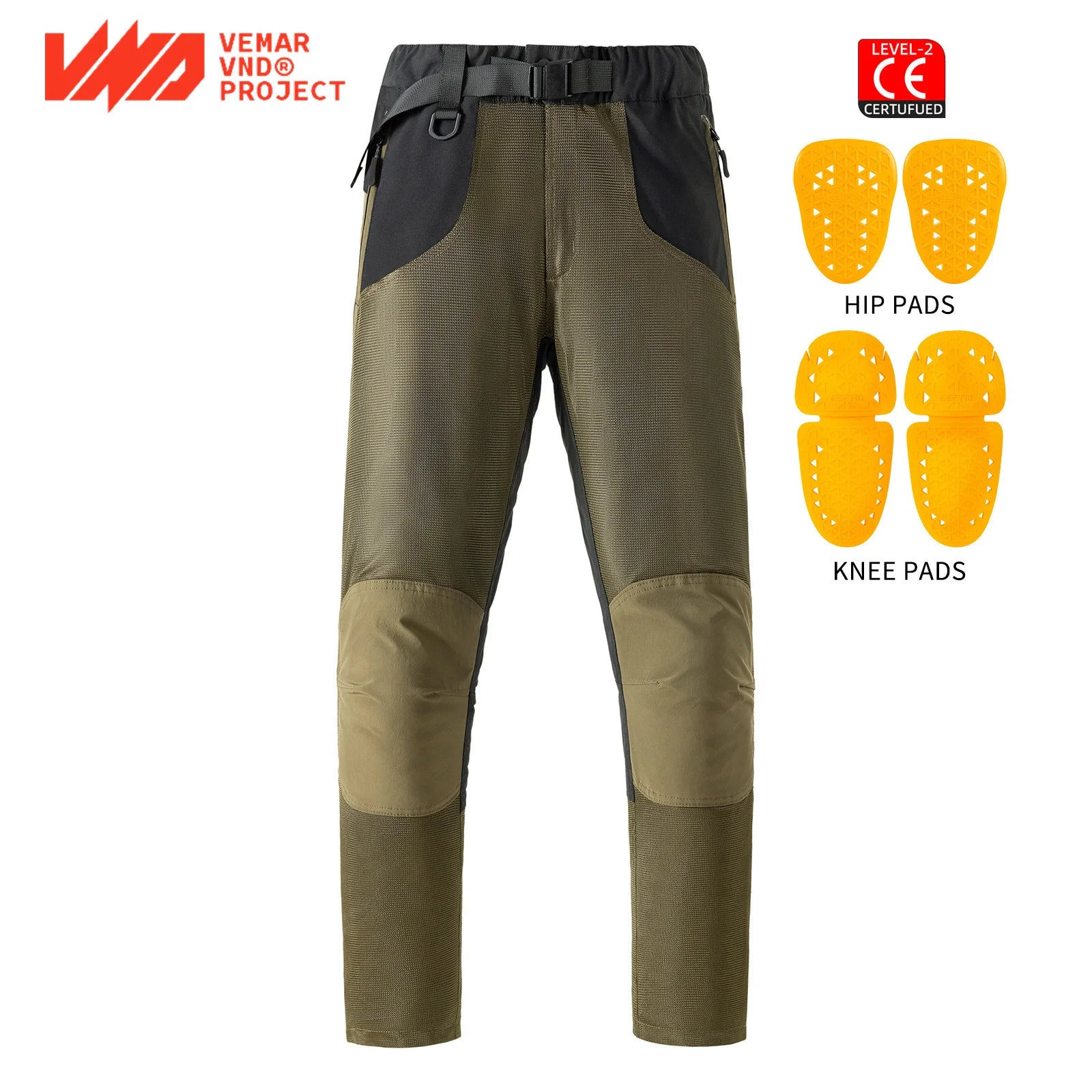 CE Level 2 Winter Motorcycle Riding Pants – Waterproof, Windproof, Thermal Protective Biker Trousers
