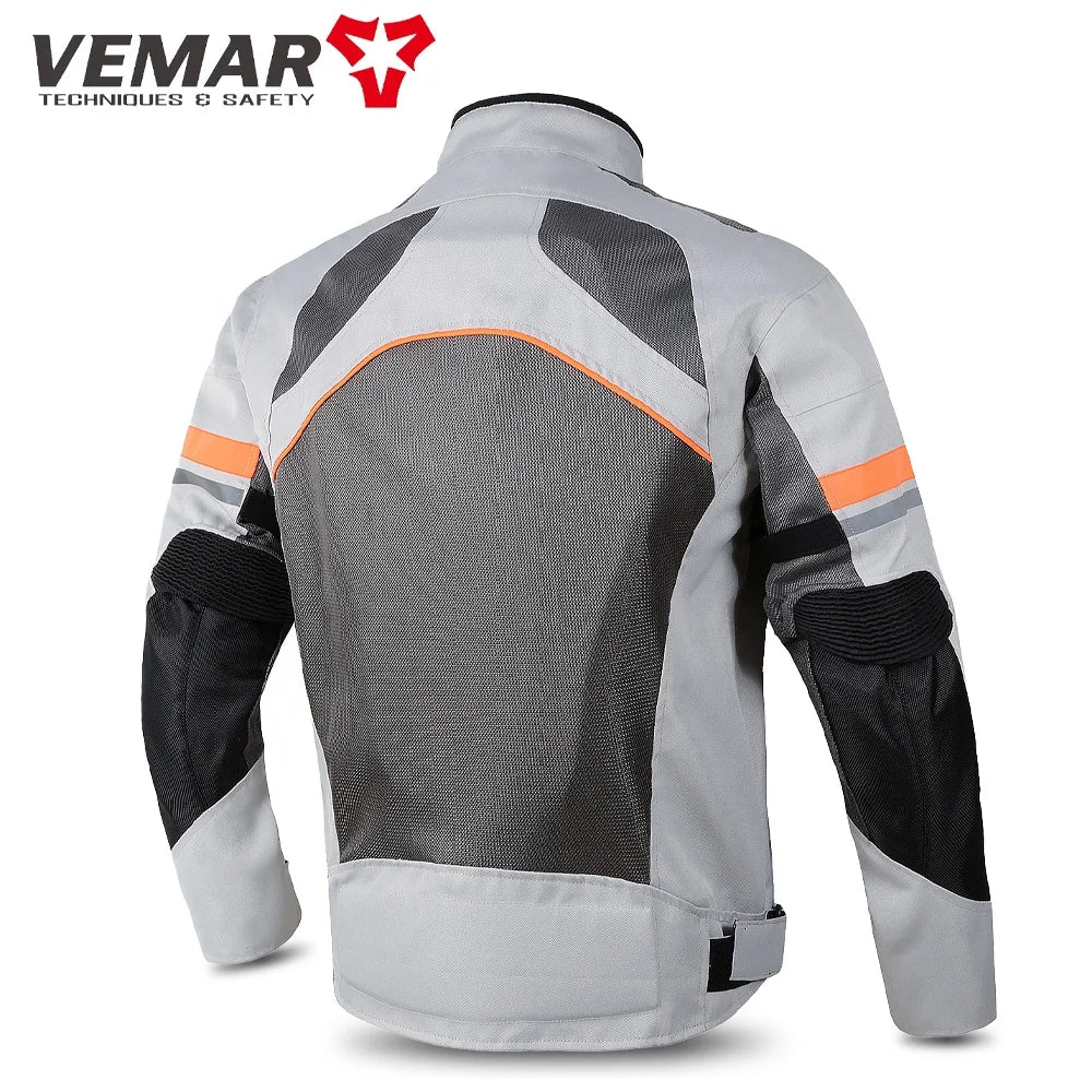 Vemar Summer Motorcycle Jacket – Protective Gear Riding Coat