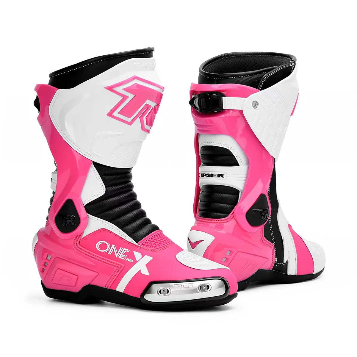 CL X-ONE PRO Motorcycle Rally Racing Boots – Microfiber &amp; TPU Shell, Waterproof, Anti-Slip Sole, Adjustable Axle, Sizes 39–46