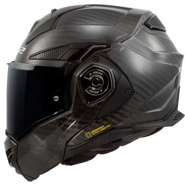 Black motorcycle helmet with a glossy finish on a white background