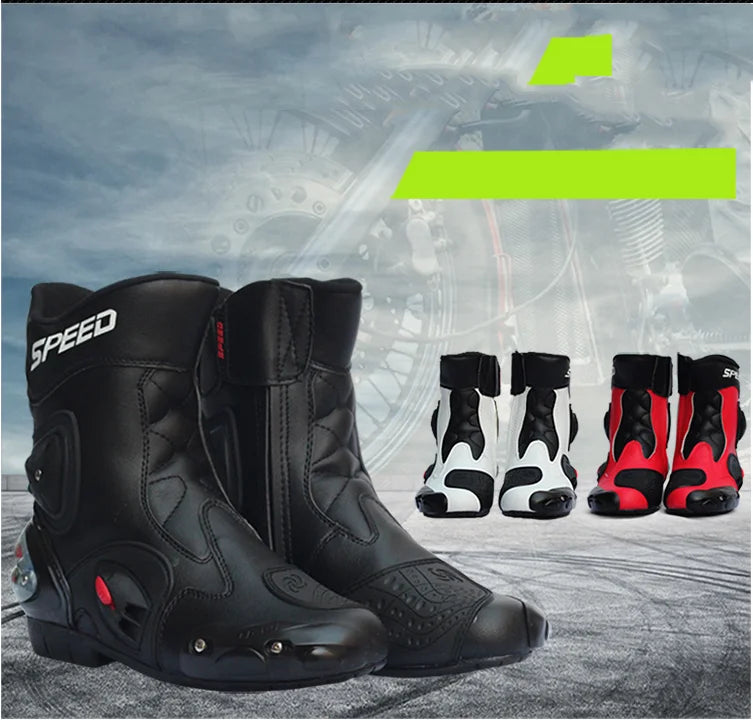 PRO-BIKER SPEED A004 Motorcycle Riding &amp; Racing Boots