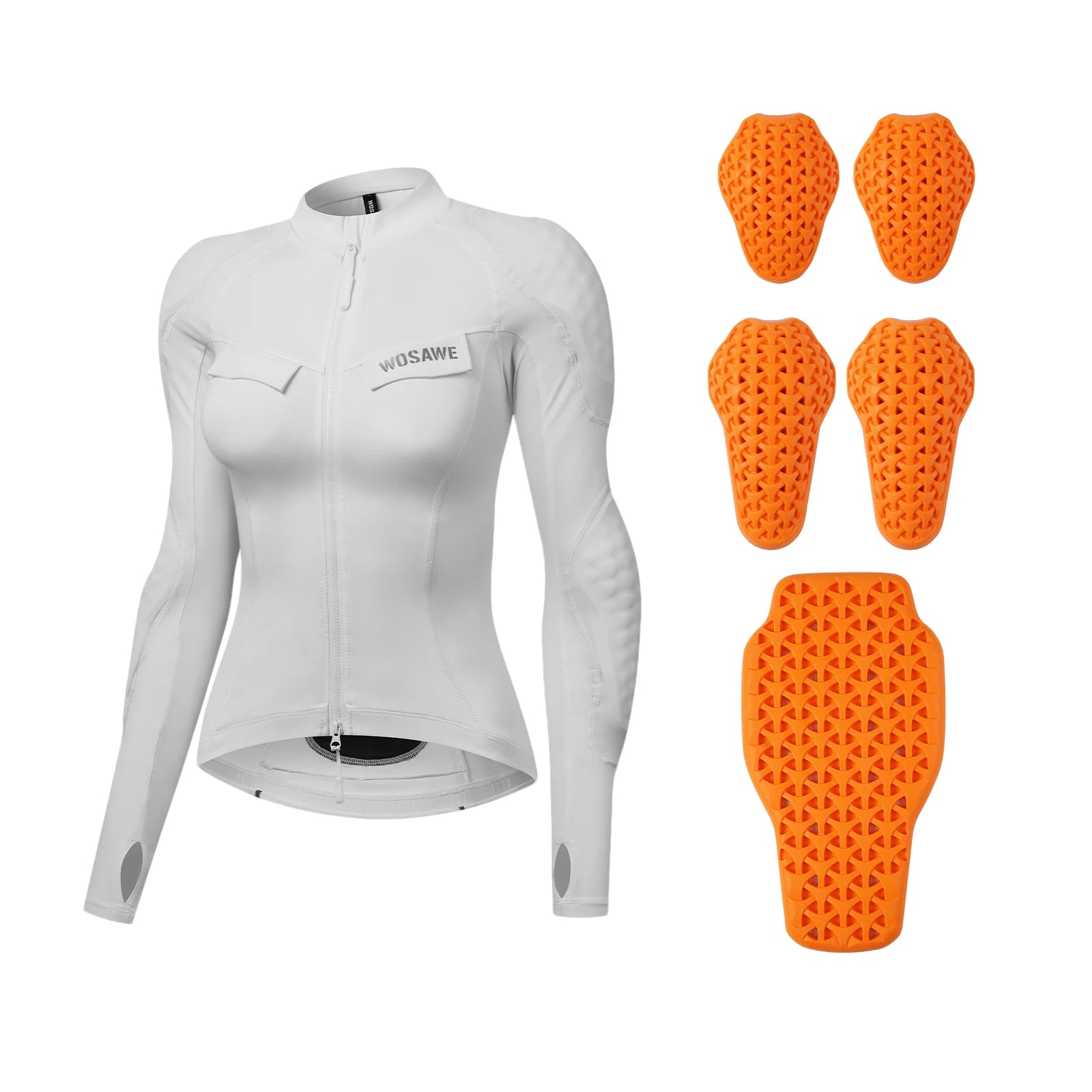 WOSAWE MF272 Women's Slim-Fit Motorcycle Jacket