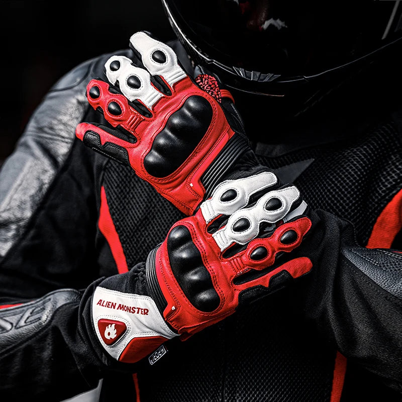 Alien Monster Harness the Wind Winter Moto Gloves