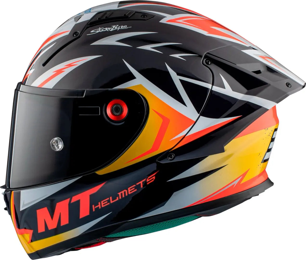 MTHELMETS&nbsp;MT KRE Racing Full Face Motorcycle Helmet – ABS Shell, DOT + ECE + 3C Certified, Quick Release, All-Season