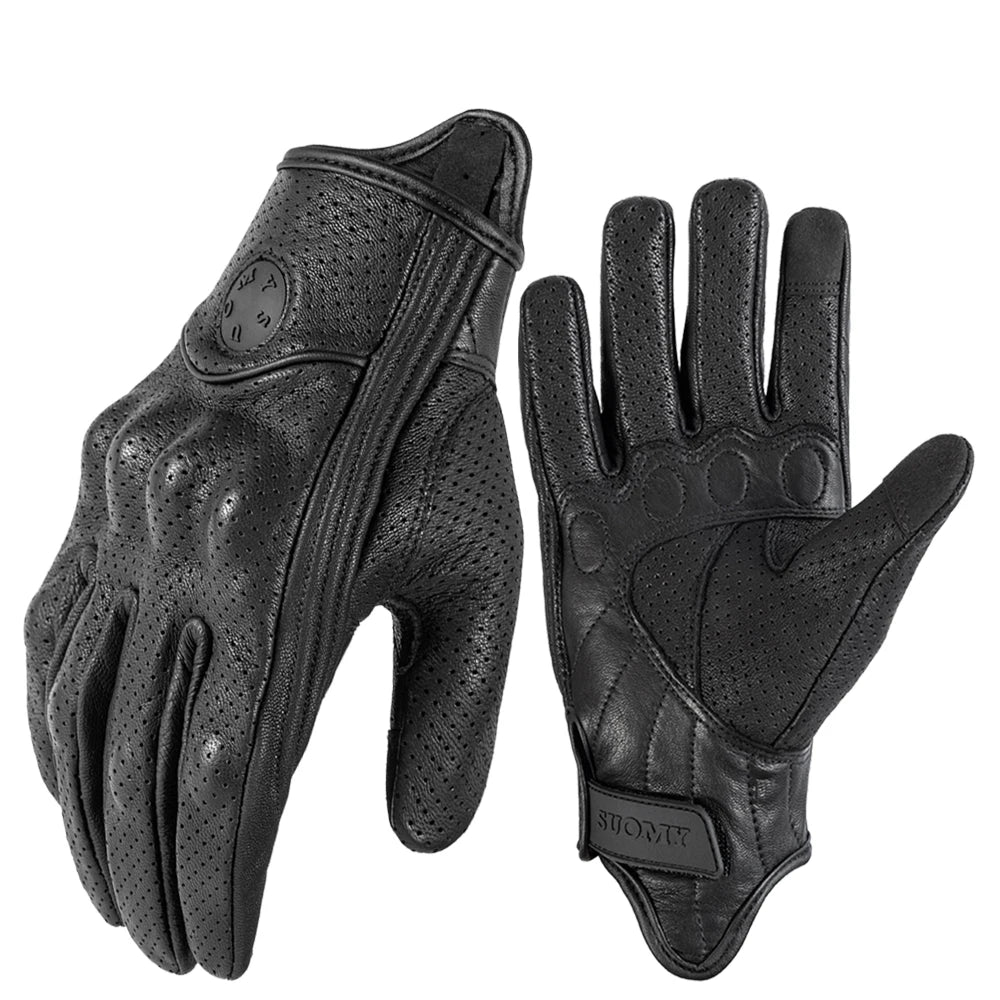 SUOMY Vintage Goat Leather Motorcycle Gloves