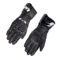 MOCHA KNIGHT Competitive Carbon Fibre Sheepskin Motorcycle Racing Gloves – Sheepskin Leather, Carbon Fibre Knuckle Guard, Race-Focused