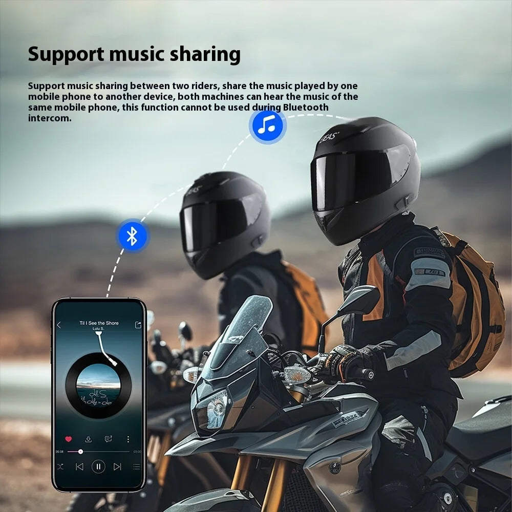 EJEAS AIH2 Smart Intercom Motorcycle Helmet
