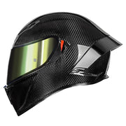 Bright Black Fiber tea-base golden visor