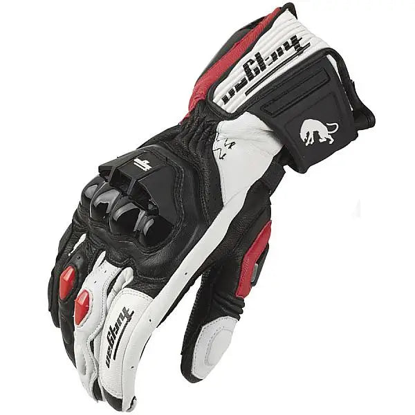 Genuine Leather Full Finger Motorcycle Riding Gloves
