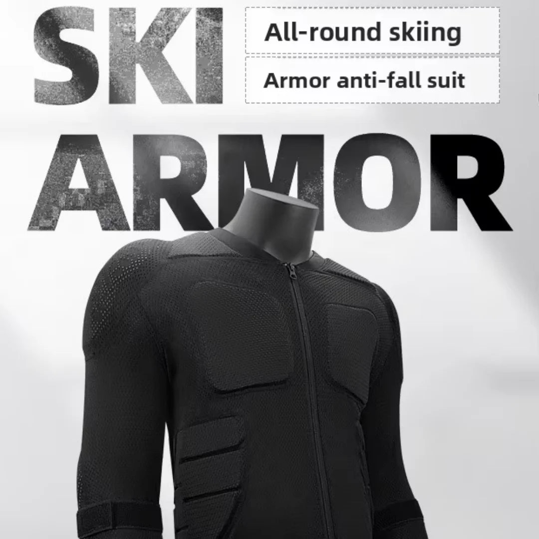 Moon SP2 Soft Armor Ski &amp; Cycling Protective Jacket – Shoulder, Elbow, Back Protection, Polyester Shell, S–L