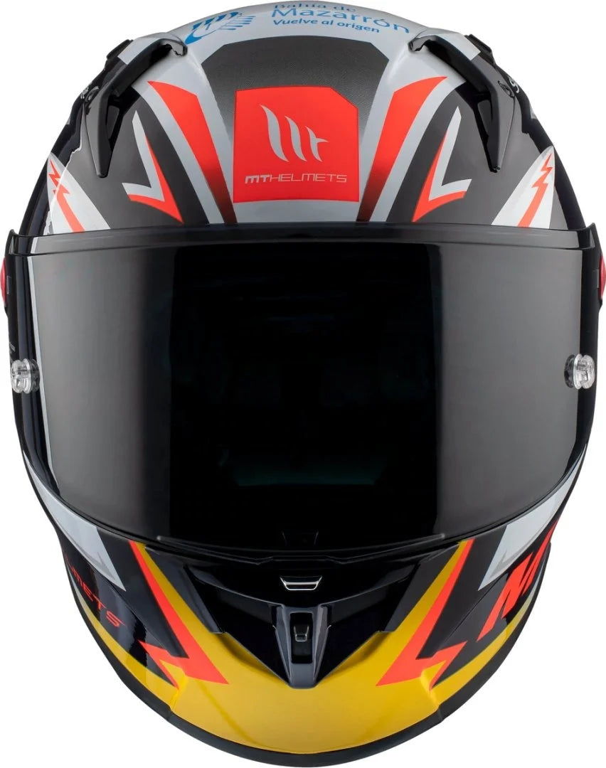MTHELMETS&nbsp;MT KRE Racing Full Face Motorcycle Helmet – ABS Shell, DOT + ECE + 3C Certified, Quick Release, All-Season