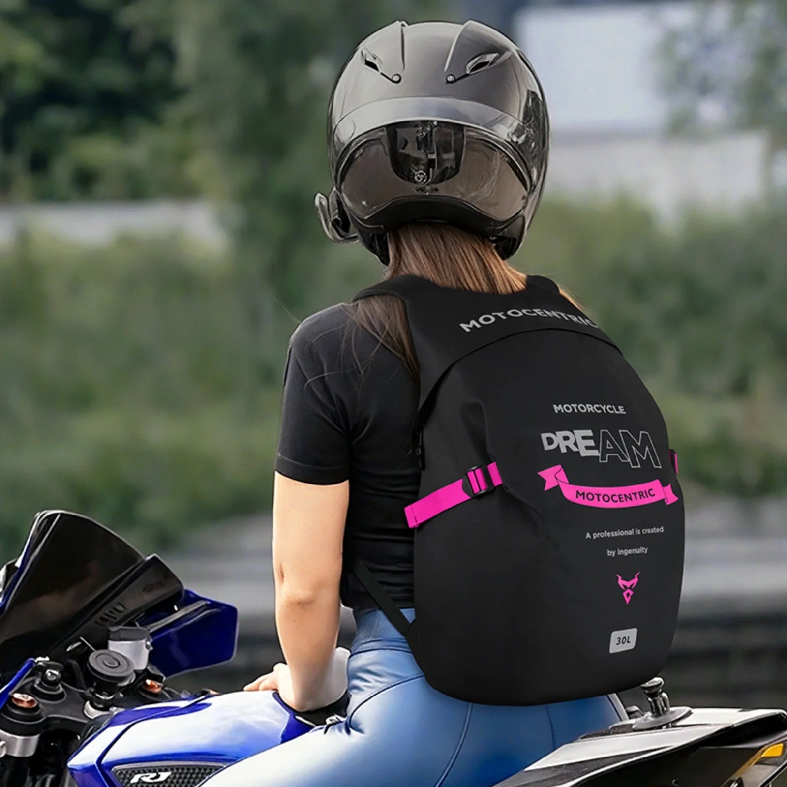 MOTOCENTRIC MC-0161 Motorcycle Helmet Backpack
