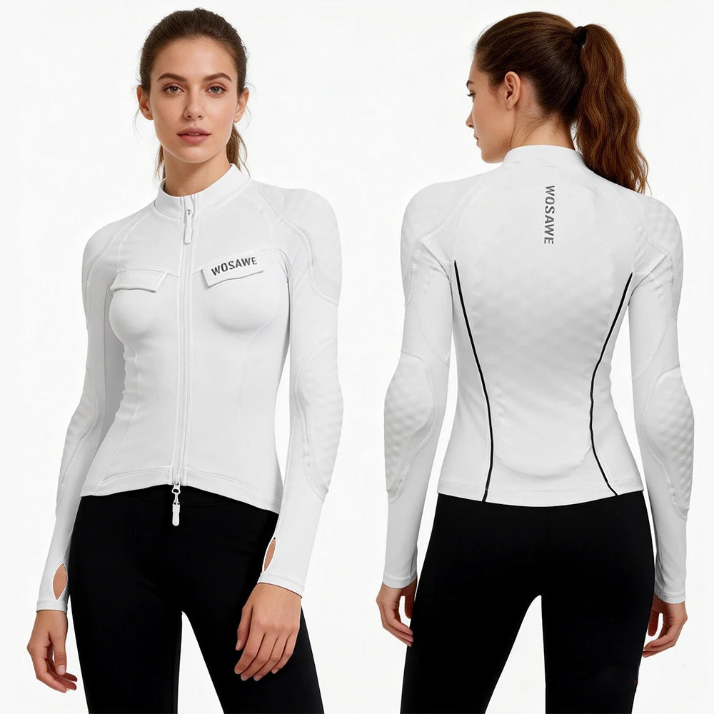 WOSAWE MF272 Women's Slim-Fit Motorcycle Jacket