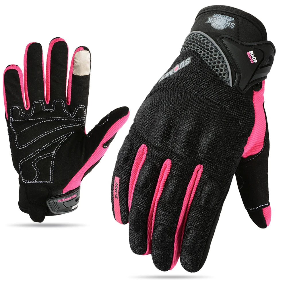SUOMY Motorcycle Gloves – Breathable, Touchscreen, Shockproof