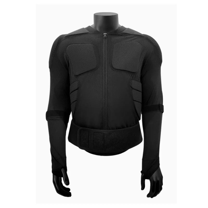 Moon SP2 Soft Armor Ski &amp; Cycling Protective Jacket – Shoulder, Elbow, Back Protection, Polyester Shell, S–L