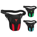 Motocentric LED Waterproof Drop Leg Bag – Waterproof Oxford, Ice-Blue LED, Adjustable, Multi-Pocket