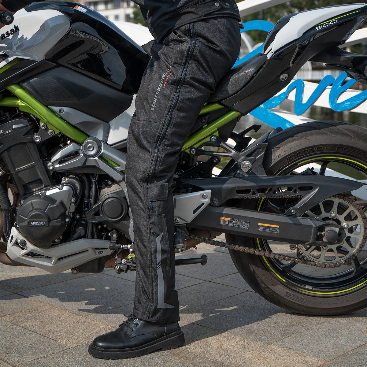 SFK SKP-710 Winter Motorcycle Pants – Waterproof CE Protective Riding Trousers
