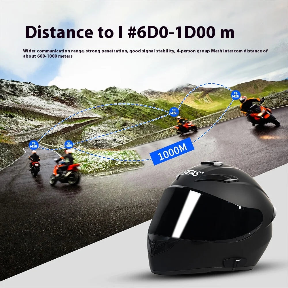 EJEAS AIH2 Smart Intercom Motorcycle Helmet