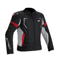 First Fiber Men's Motorcycle Riding Jacket – Abrasion-Resistant Oxford, Mesh Ventilation, External Sliders, TPU Shoulder