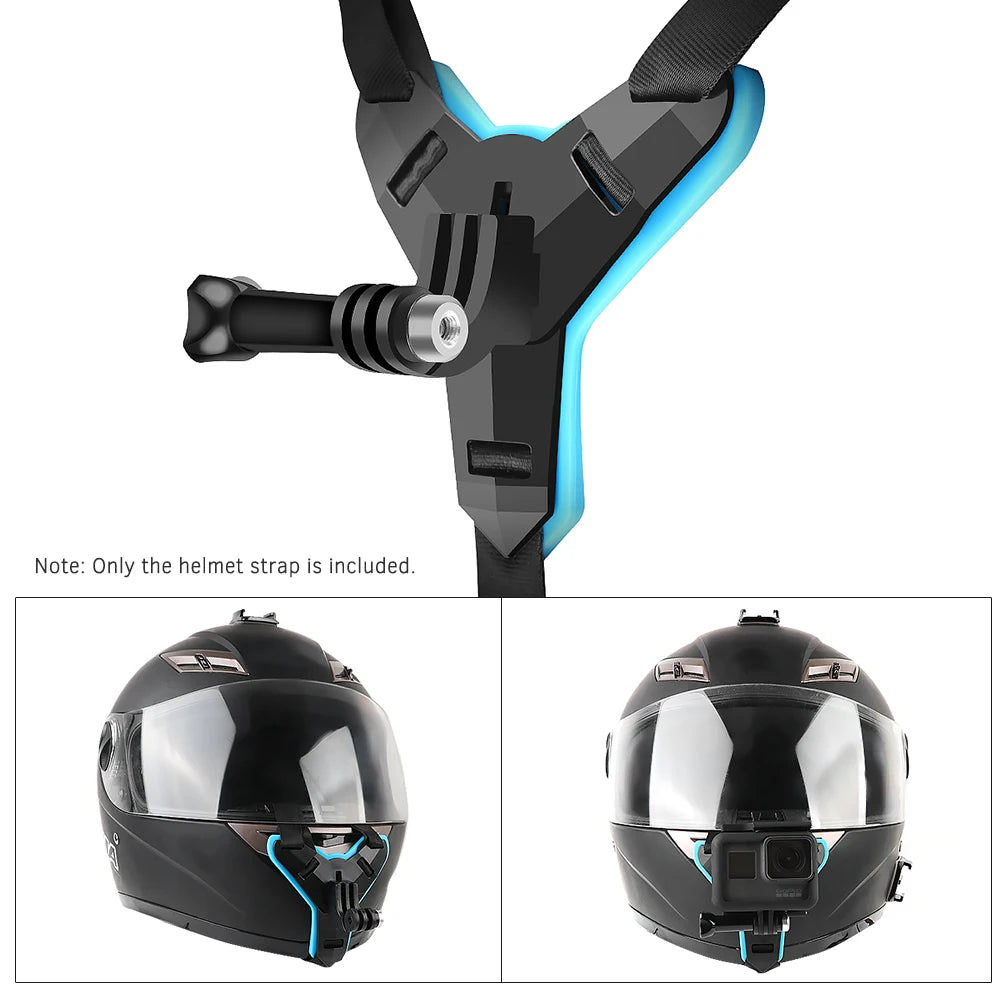 NEELU Full Face Helmet Chin Mount – Action Camera Holder