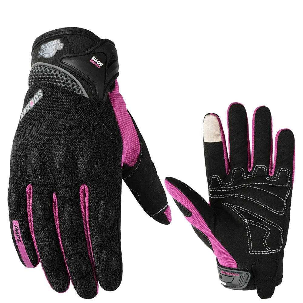 SUOMY Motorcycle Riding Gloves – Touchscreen, Breathable, Wear-Resistant