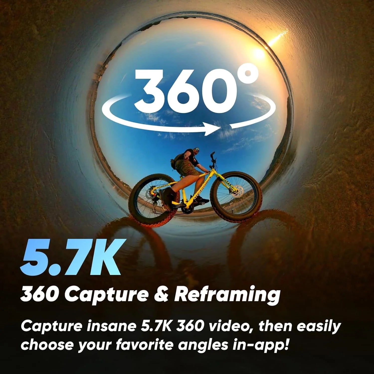 Insta 360 X3 Pro 5.7K Action Camera – 360° Wide Angle, Waterproof &amp; WiFi Sports Vlogging Camera