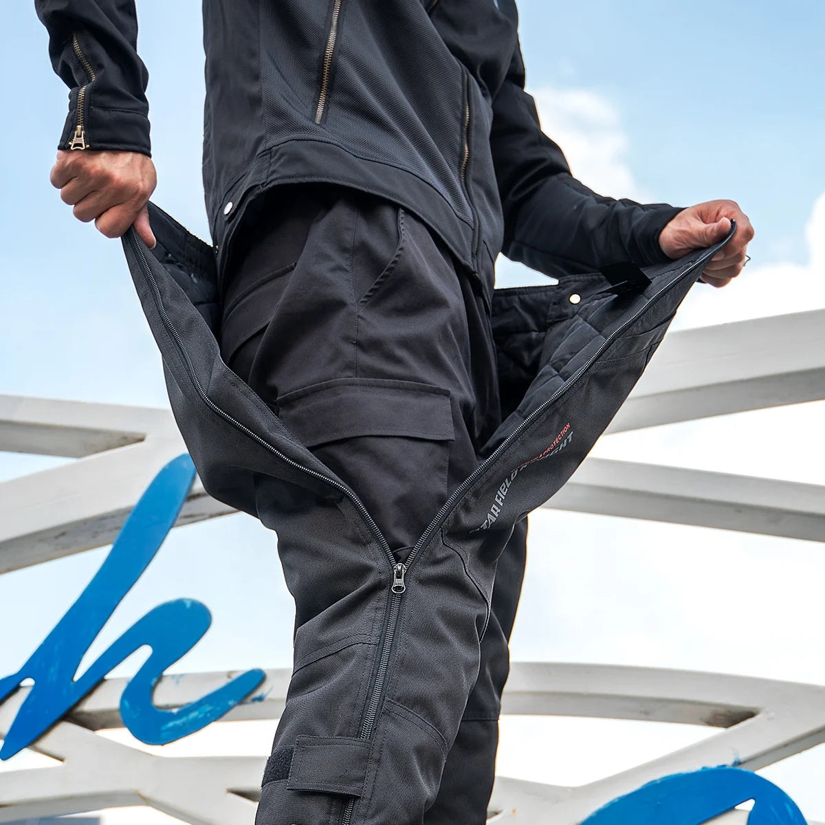 SFK SKP-710 Winter Motorcycle Pants – Waterproof CE Protective Riding Trousers