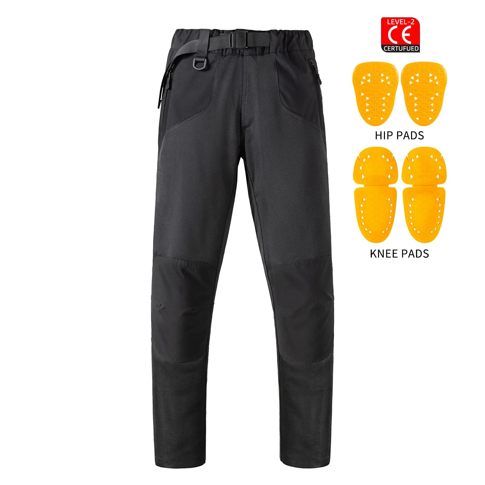 CE Level 2 Winter Motorcycle Riding Pants – Waterproof, Windproof, Thermal Protective Biker Trousers