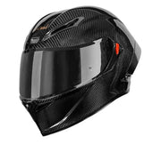 Bright Black Carbon Fiber black visor