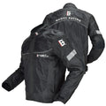 GHOST RACING WinterGuard Motorcycle Riding Jacket – Oxford / Cordura, Reflective, Removable Liner, Unisex