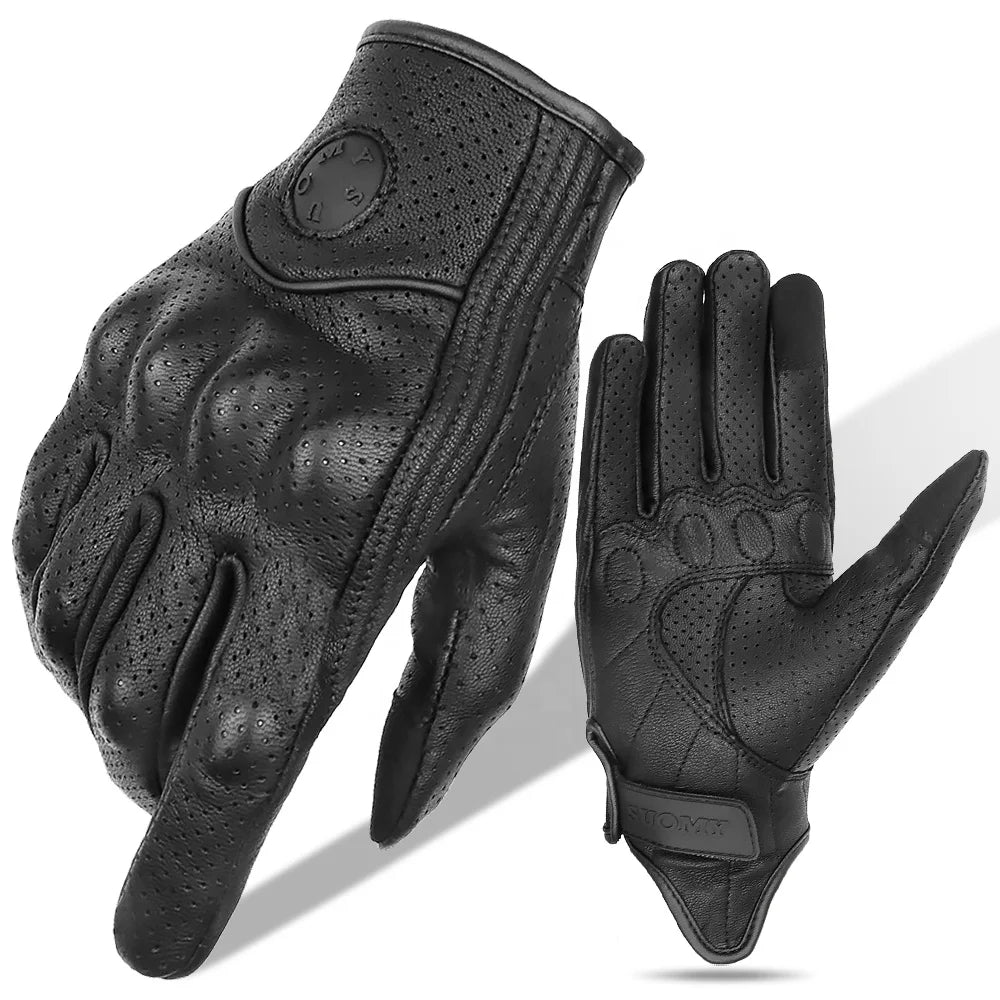 SUOMY Vintage Goat Leather Motorcycle Gloves