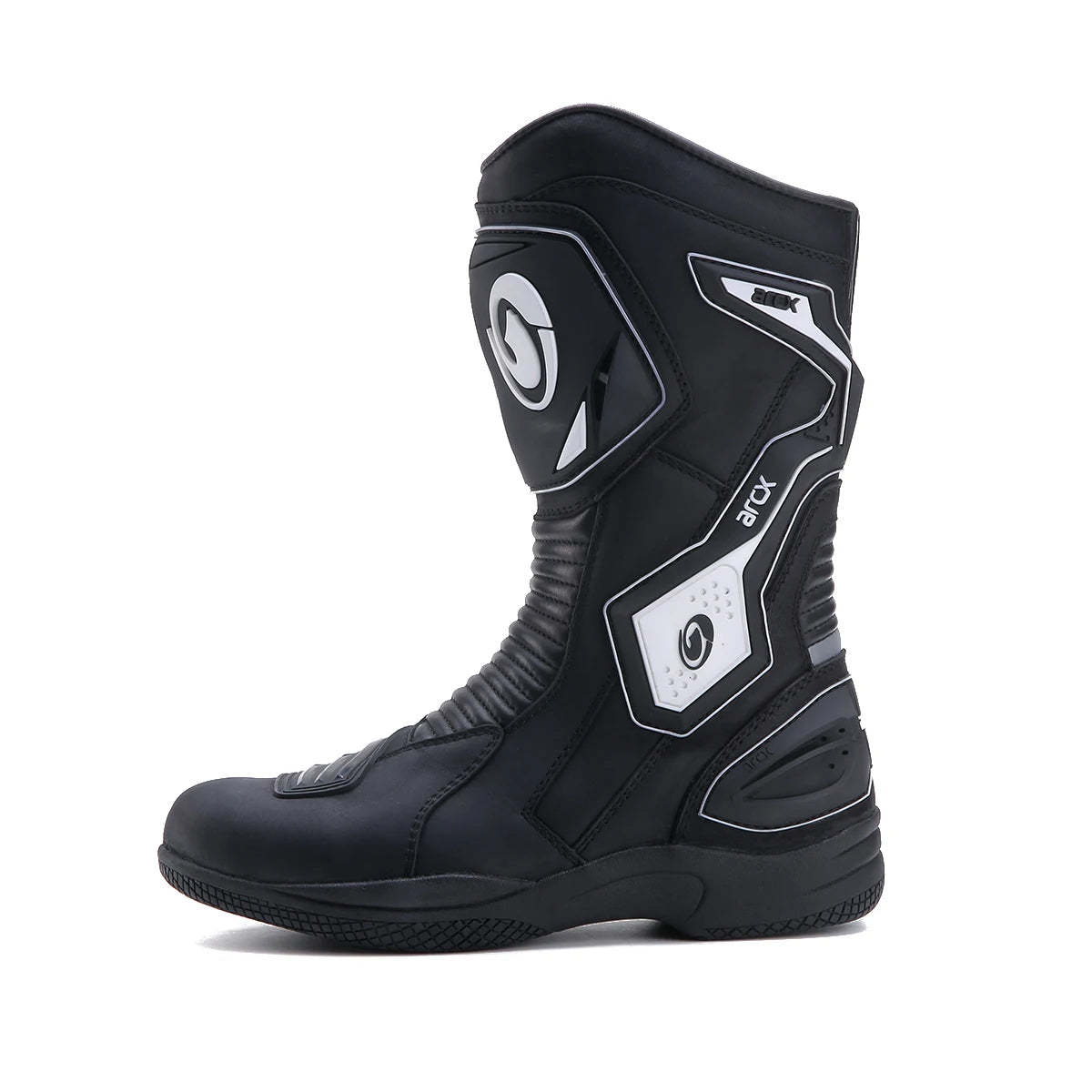 ARCX L60566 Pro Street Moto Racing Boots FULL GRAIN COWHIDE