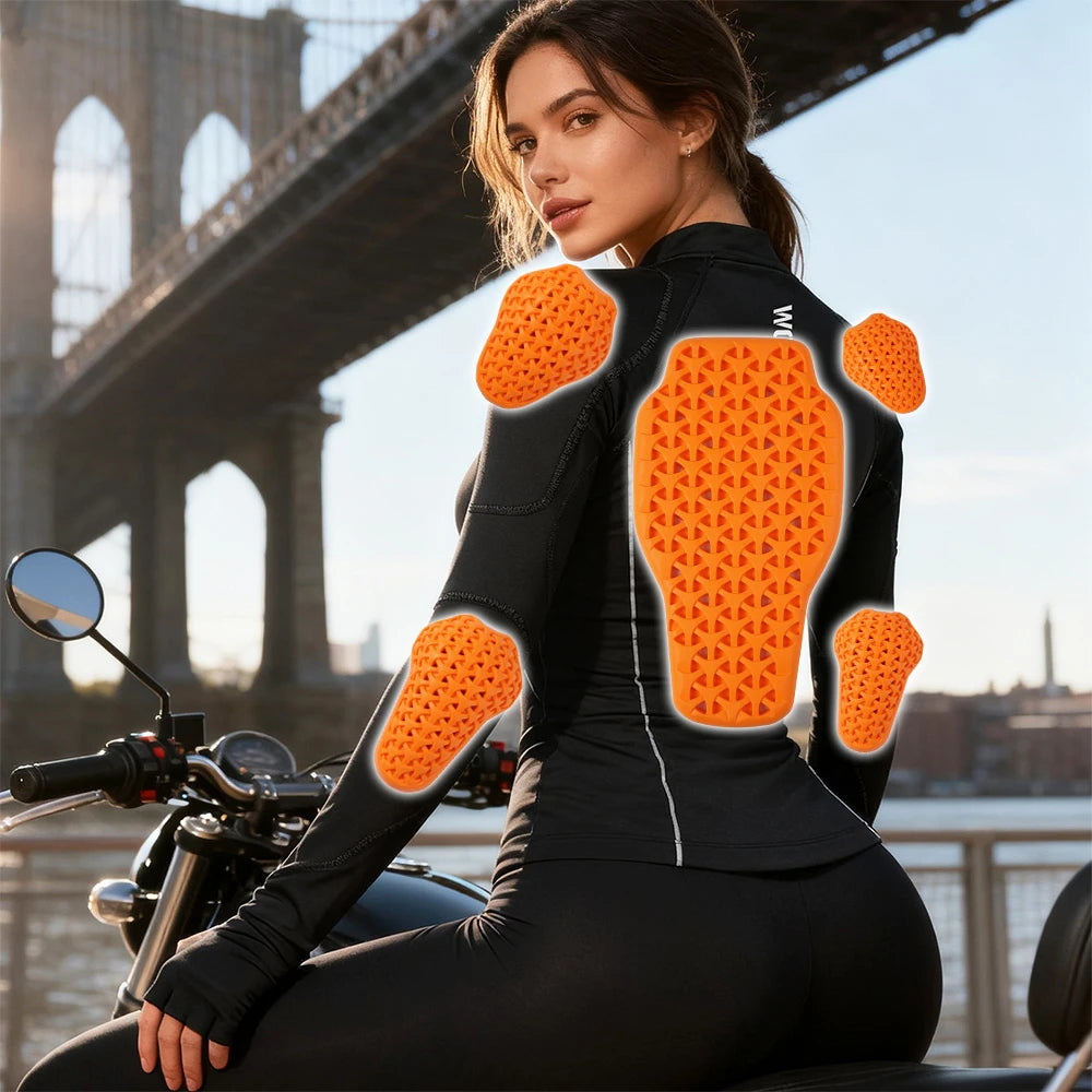 WOSAWE MF272 Women's Slim-Fit Motorcycle Jacket
