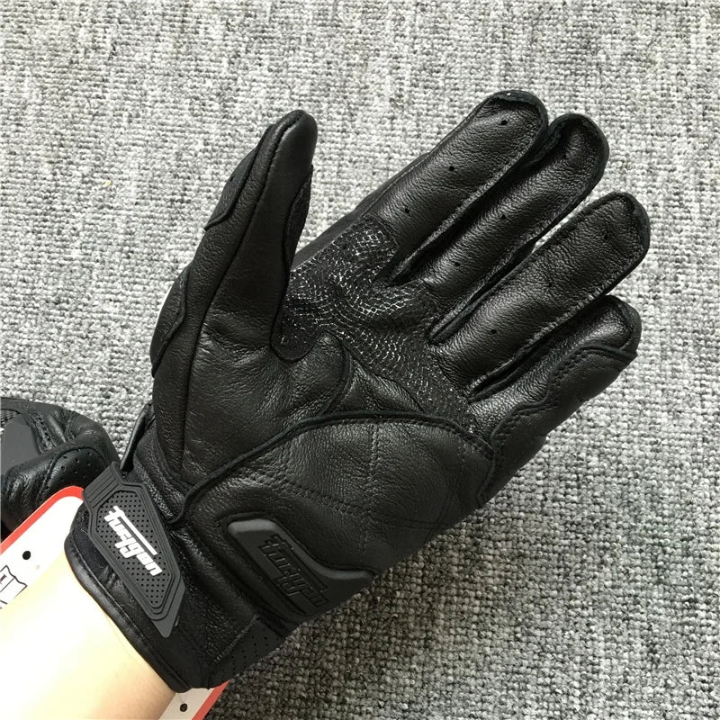 Furygan AFS-6 Leather Motorcycle Racing Gloves